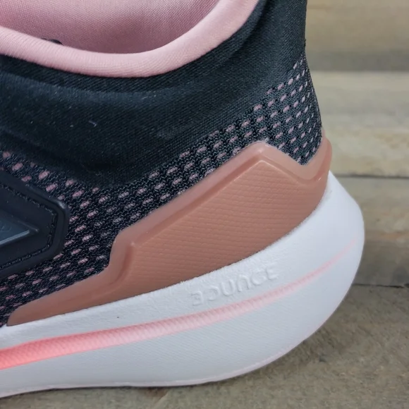 adidas EQ21 Run Women's Running Shoes Sneakers Black Pink - Picture 8 of 11